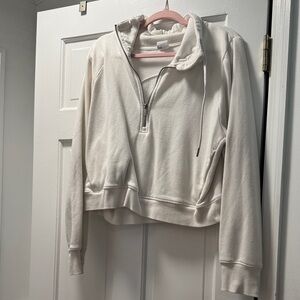 All in Motion Cream Half-Zip Sweatshirt